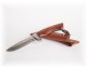 MIL-TEC Lovecký nůž s dřevěnou rukojetí